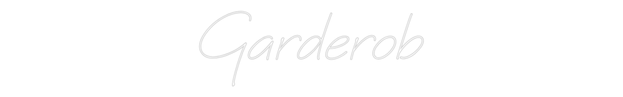 Anpassad neon: Garderob