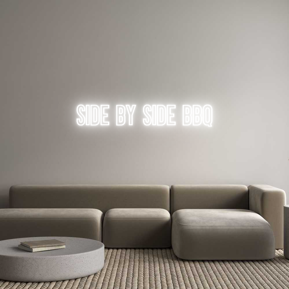 Anpassad neon: Side By Side ...