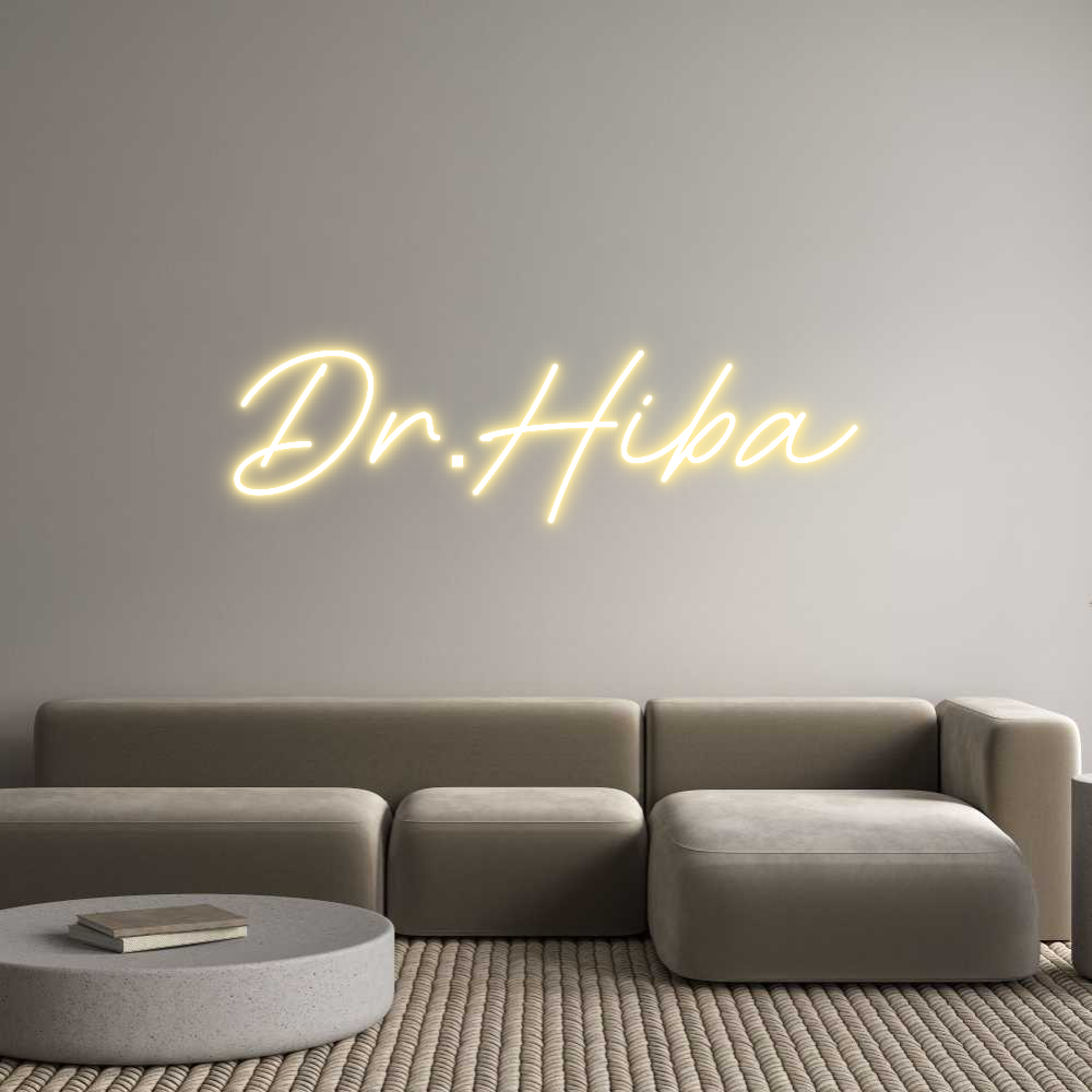 Anpassad neon: Dr.Hiba