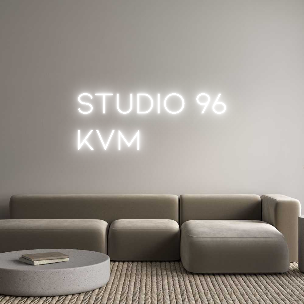 Anpassad neon: Studio 96
kvm