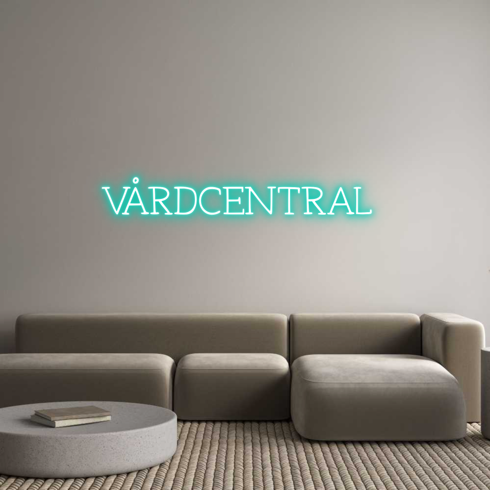 Anpassad neon: VÅRDCENTRAL