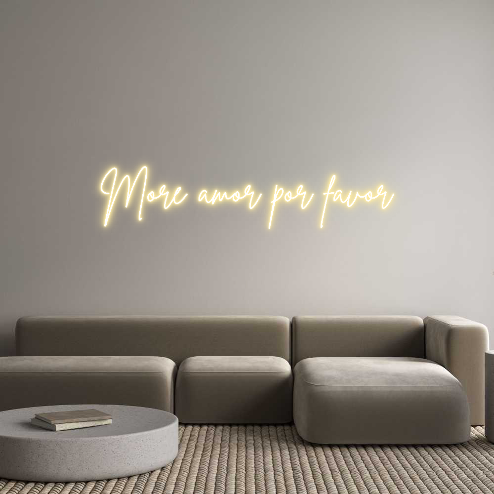 Anpassad neon: More amor por...