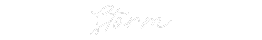 Anpassad neon: Storm