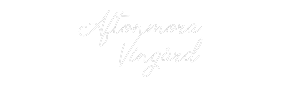 Anpassad neon: Aftonmora
Vi...