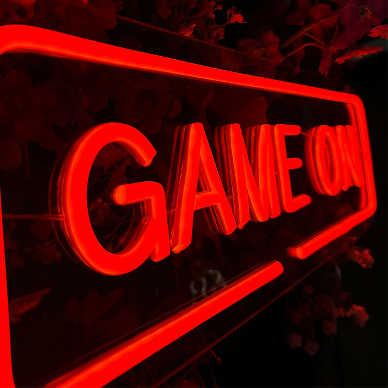Neonskylt Game On