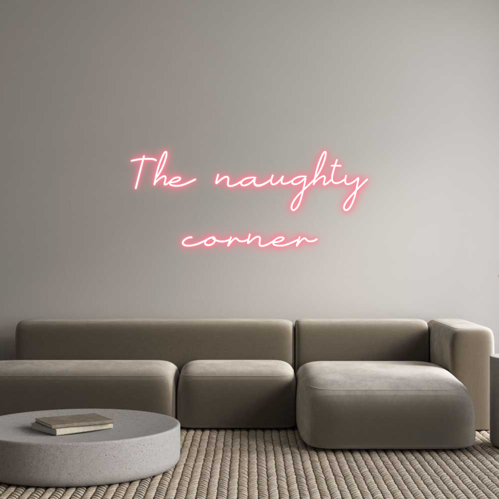 Anpassad neon: The naughty
...