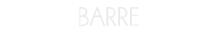 Anpassad neon: BARRE