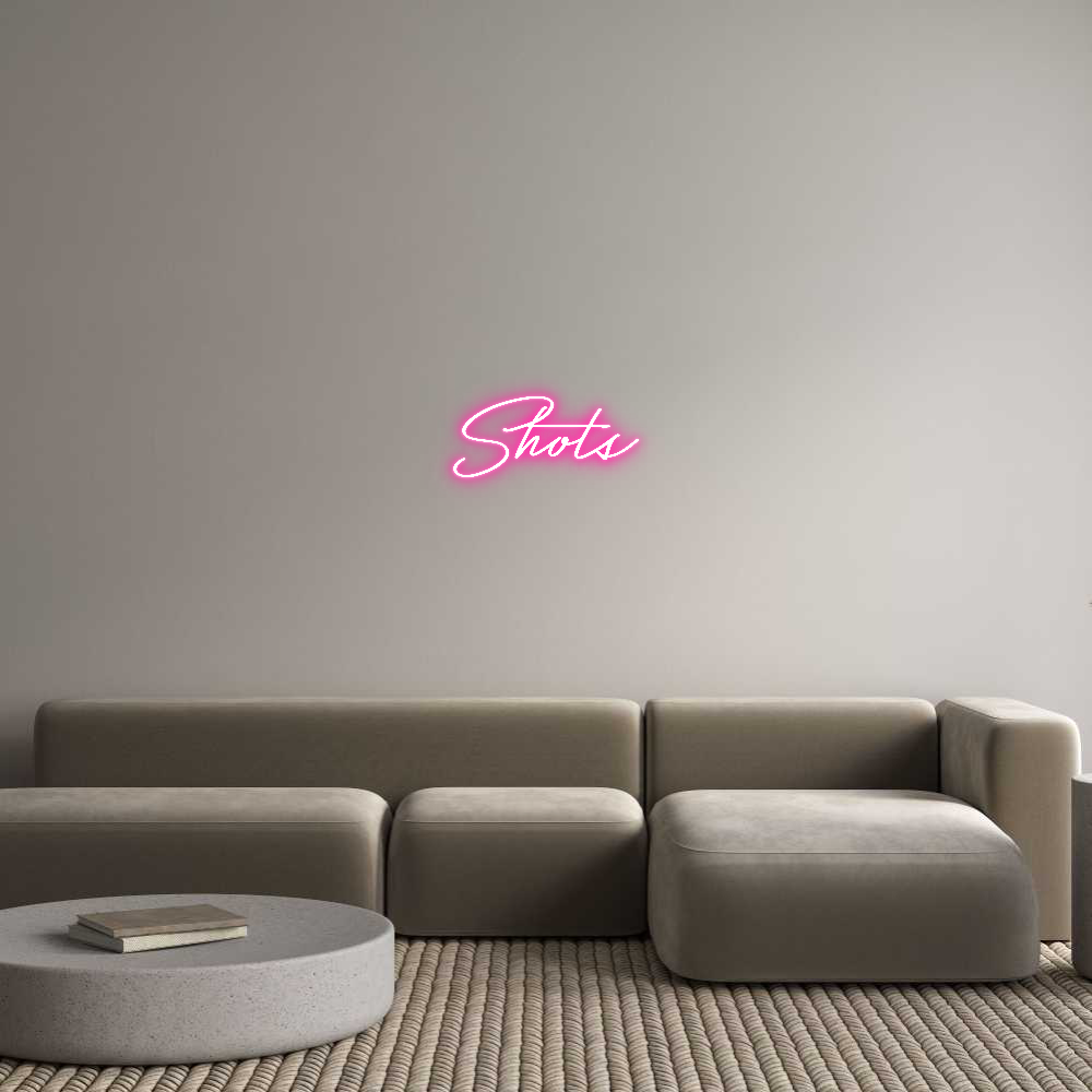 Anpassad neon: Shots