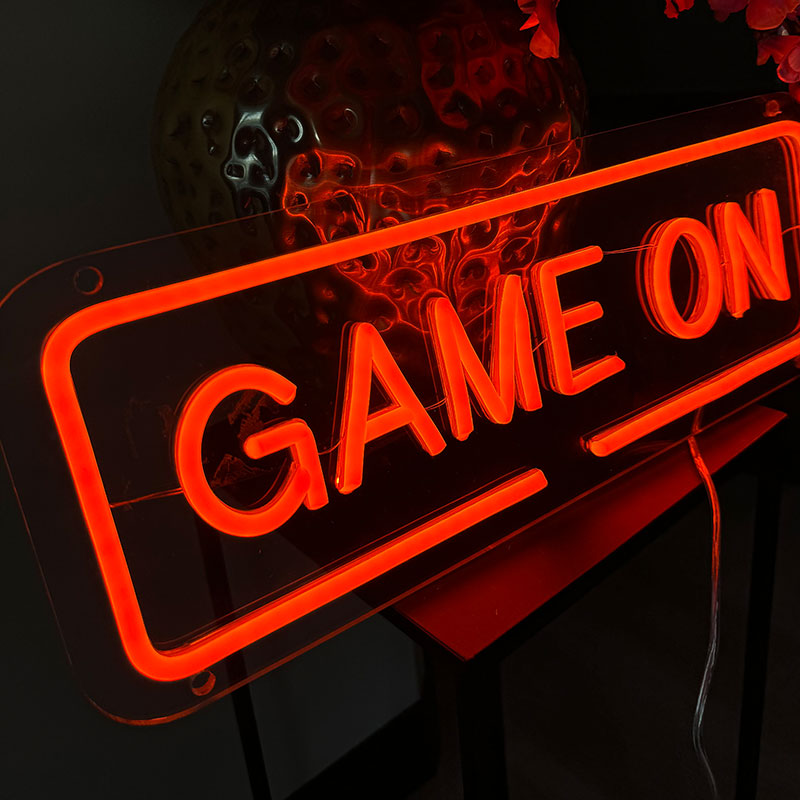 Neonskylt Game On