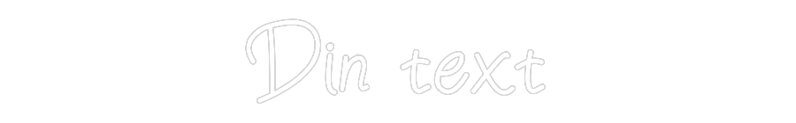 Anpassad neon: Din text