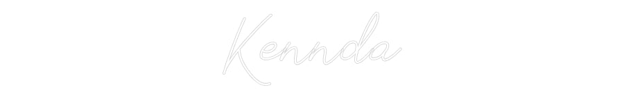 Anpassad neon: Kennda