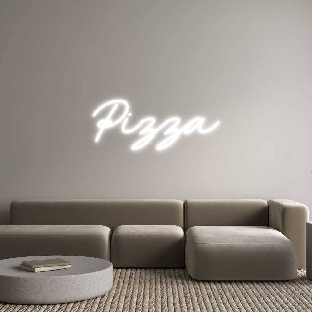 Anpassad neon: Pizza