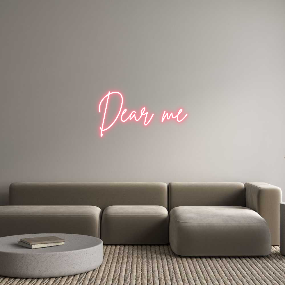 Anpassad neon: Dear me