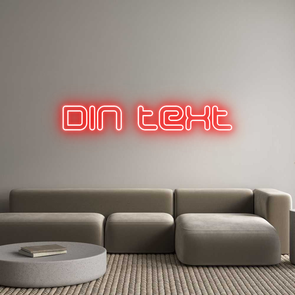 Anpassad neon: Din text