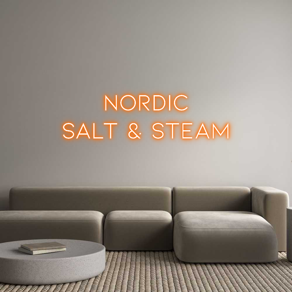 Anpassad neon: Nordic
Salt ...