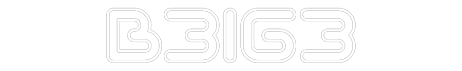 Anpassad neon: B3IG3