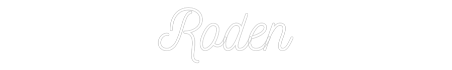 Anpassad neon: Roden