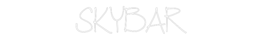 Anpassad neon: SKYBAR