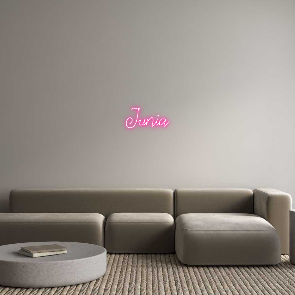 Anpassad neon: Junia