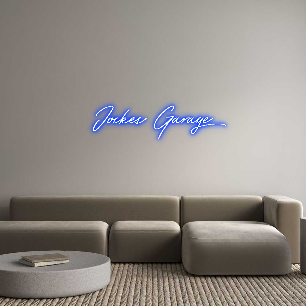 Anpassad neon: Jockes Garage