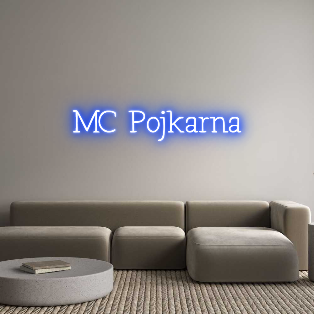 Anpassad neon: MC Pojkarna