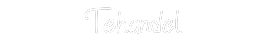 Anpassad neon: Tehandel