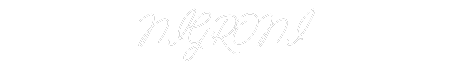 Anpassad neon: NIGRONI