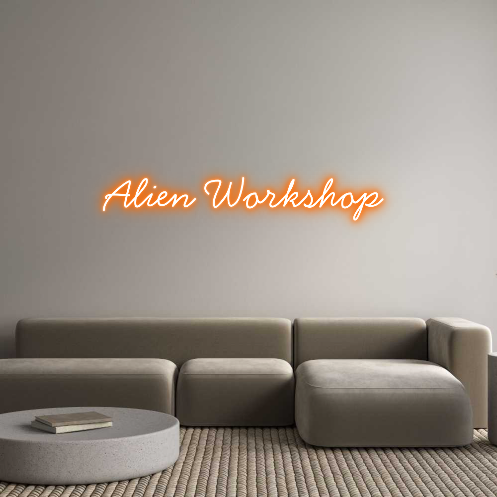 Anpassad neon: Alien Workshop