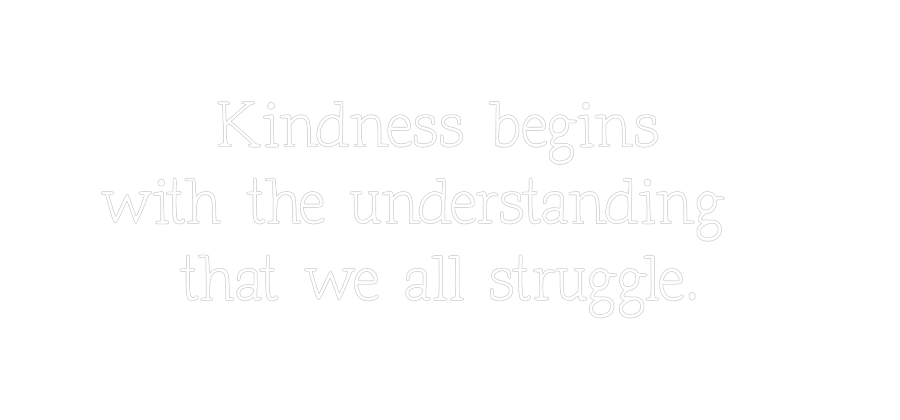 Anpassad neon: Kindness begi...