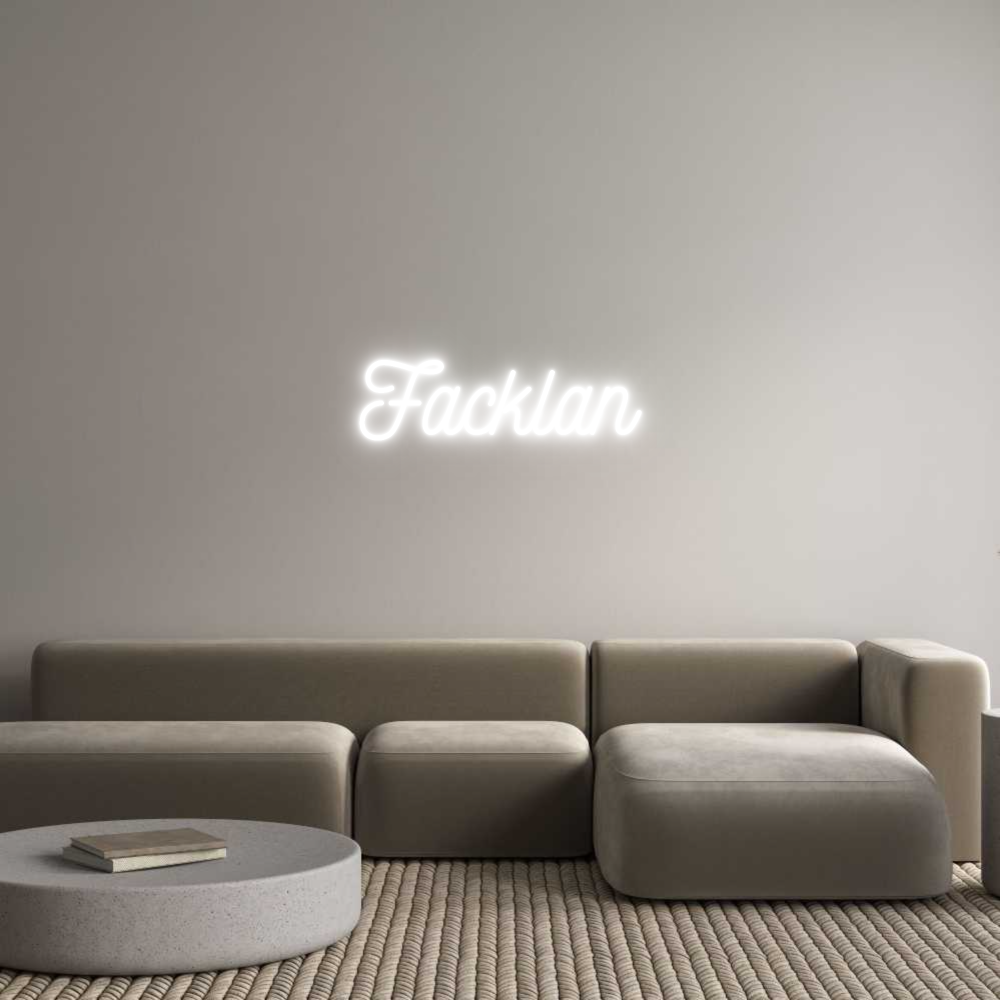 Anpassad neon: Facklan