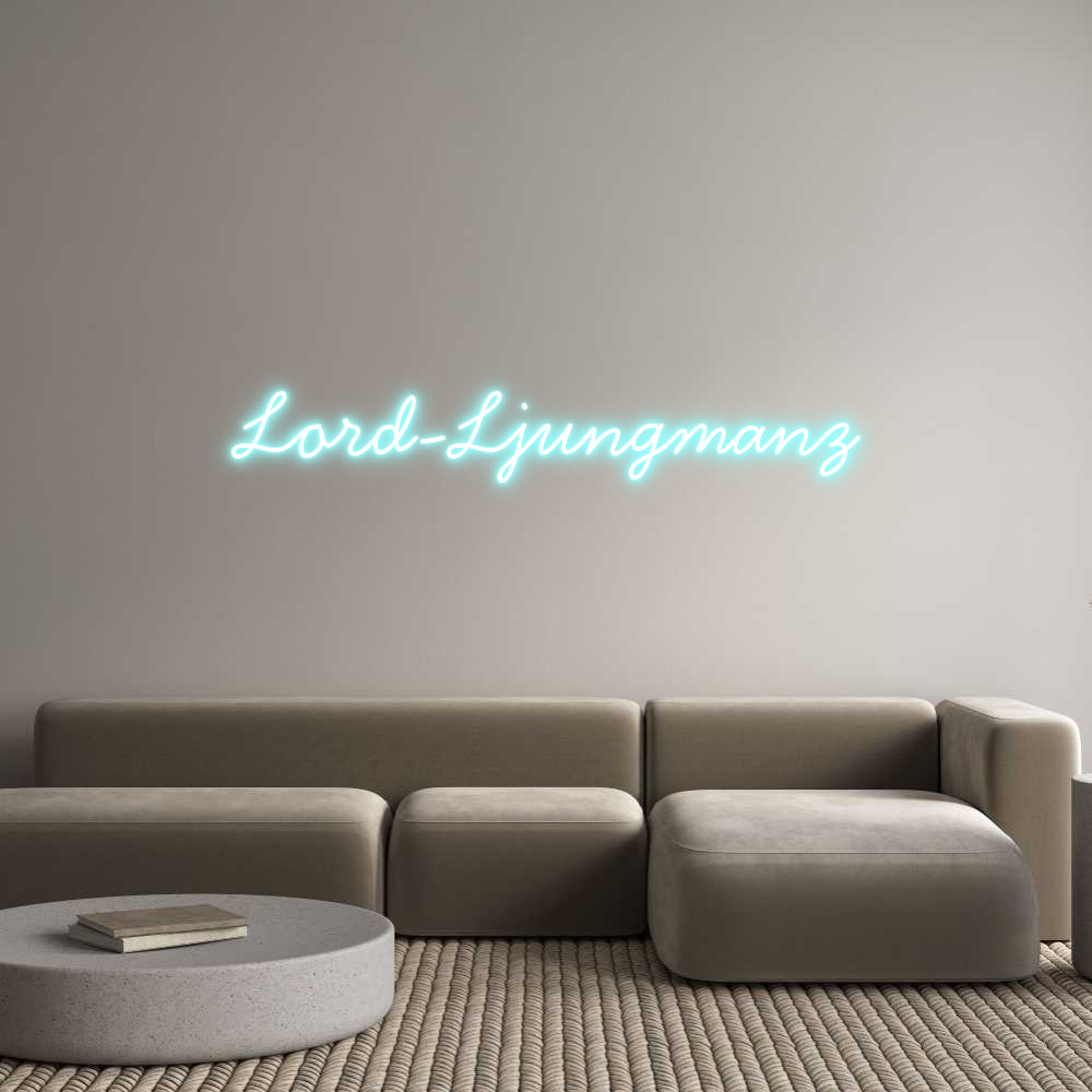 Anpassad neon: Lord-Ljungmanz