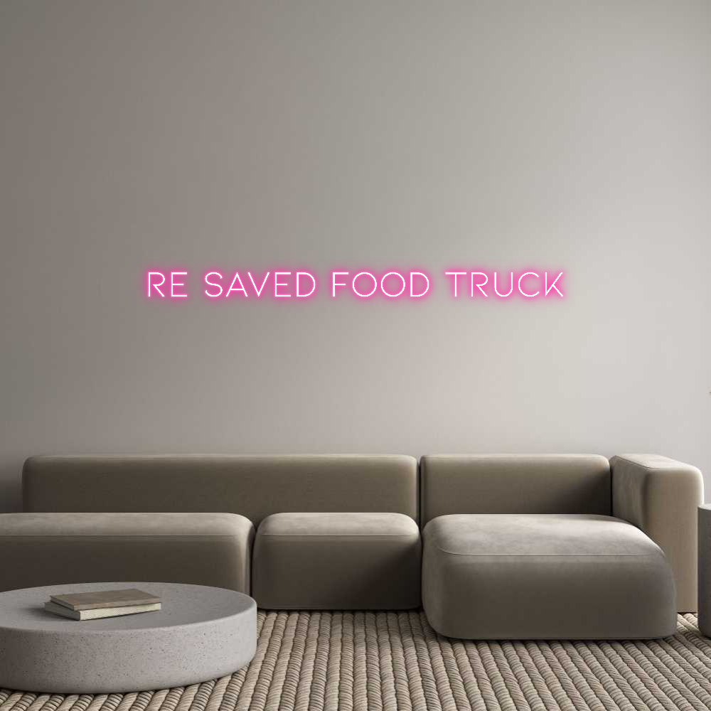 Anpassad neon: Re Saved Food...