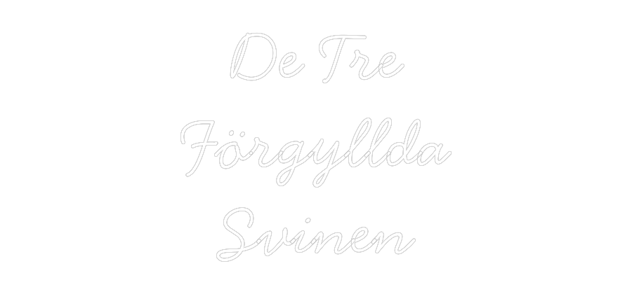 Anpassad neon: De Tre
Förgy...