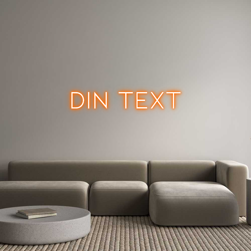 Anpassad neon: Din text