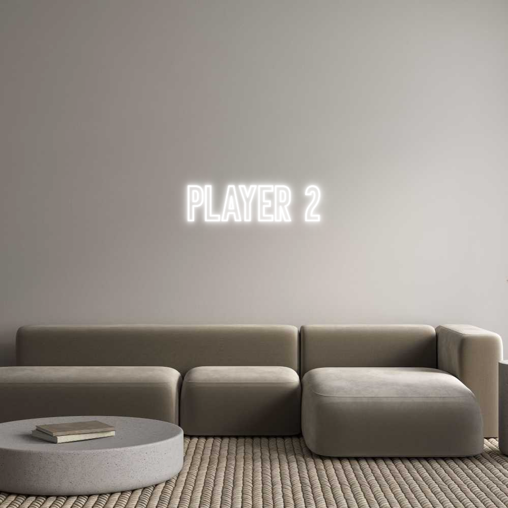 Anpassad neon: Player 2