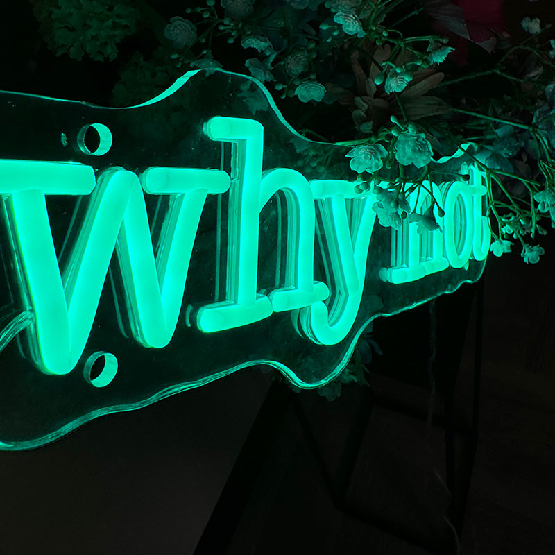 Neonskylt Why Not