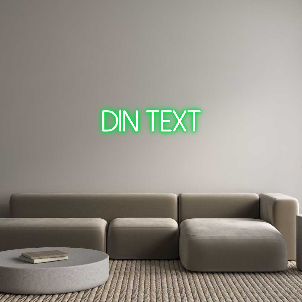 Anpassad neon: Din text