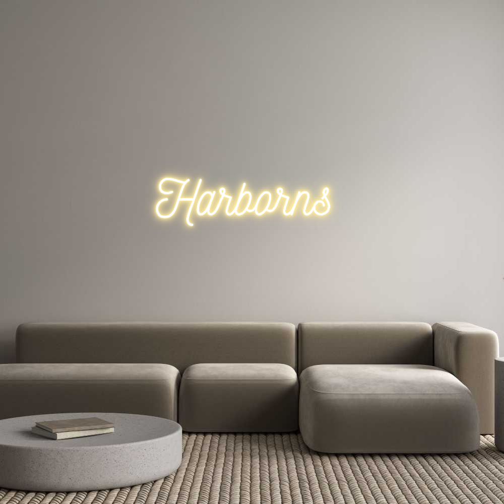 Anpassad neon: Harborns