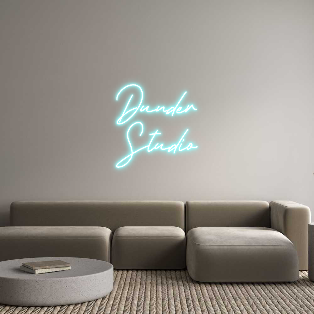 Anpassad neon: Dunder
Studio