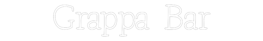 Anpassad neon: Grappa Bar