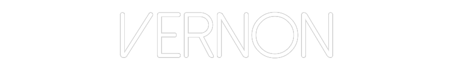 Anpassad neon: VERNON