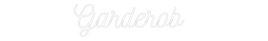 Anpassad neon: Garderob