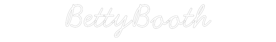 Anpassad neon: BettyBooth