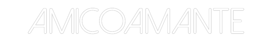 Anpassad neon: amicoamante