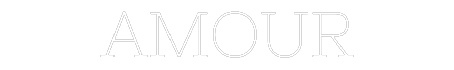 Anpassad neon: AMOUR
