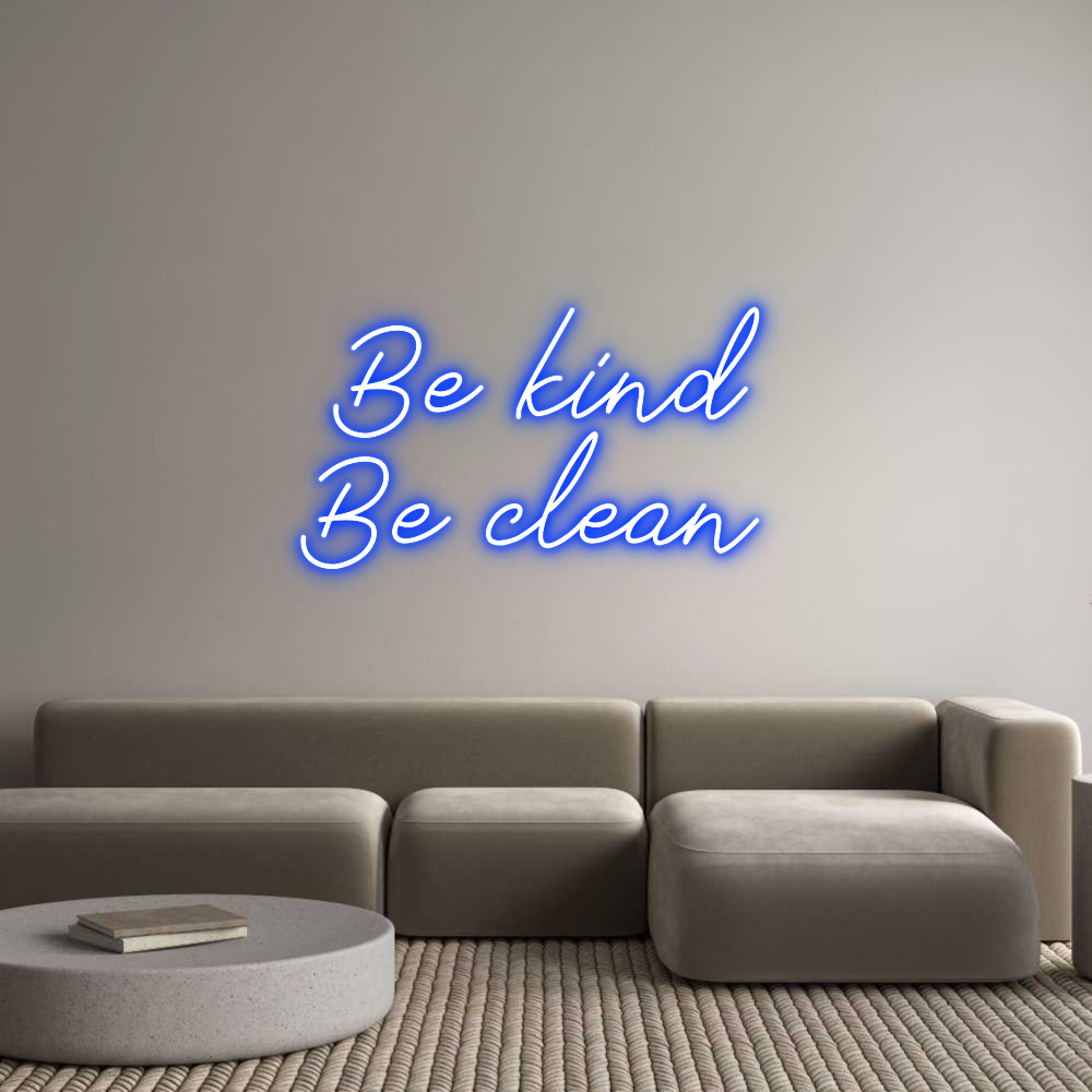 Anpassad neon: Be kind
Be c...