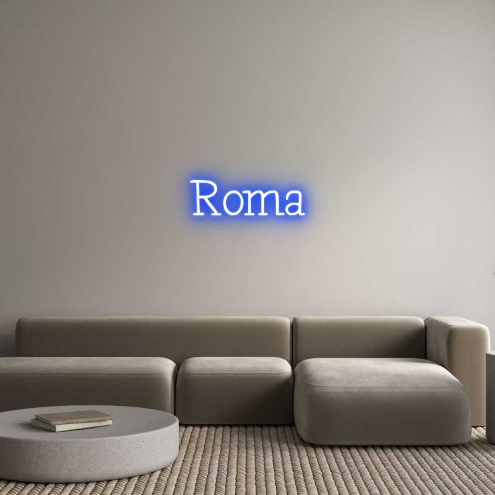 Anpassad neon: Roma