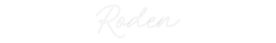 Anpassad neon: Roden