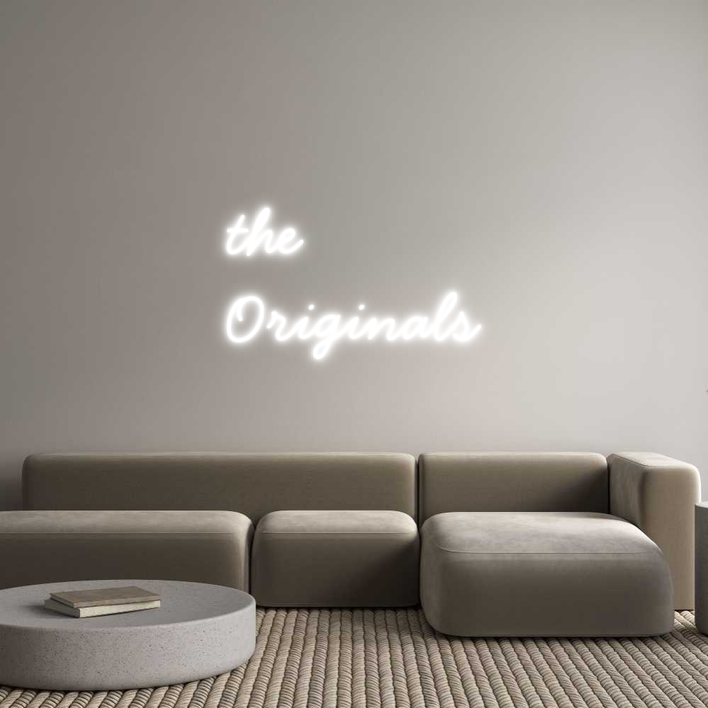Anpassad neon: the
Originals