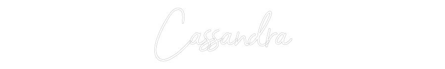 Anpassad neon: Cassandra